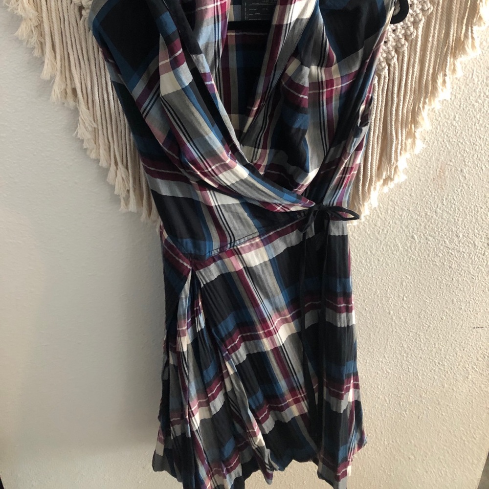 Beautiful Tartan All Saints Wrap Dress